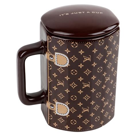 louis vuitton coffee cup sleeve|louis vuitton drinking cup.